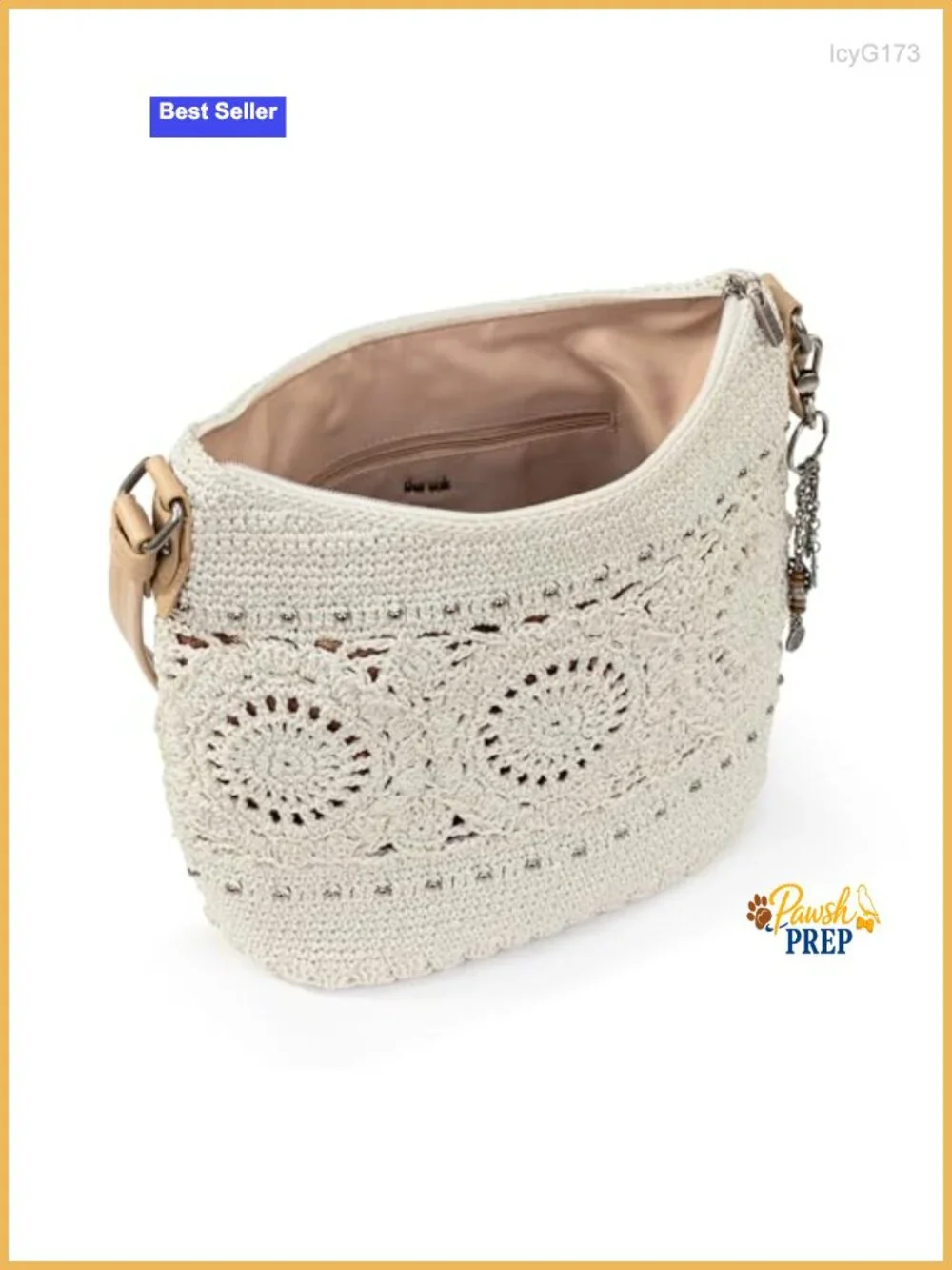 The Sak Sequoia Hobo Bag - Hand Crochet Large Women's Purse for Everyday &